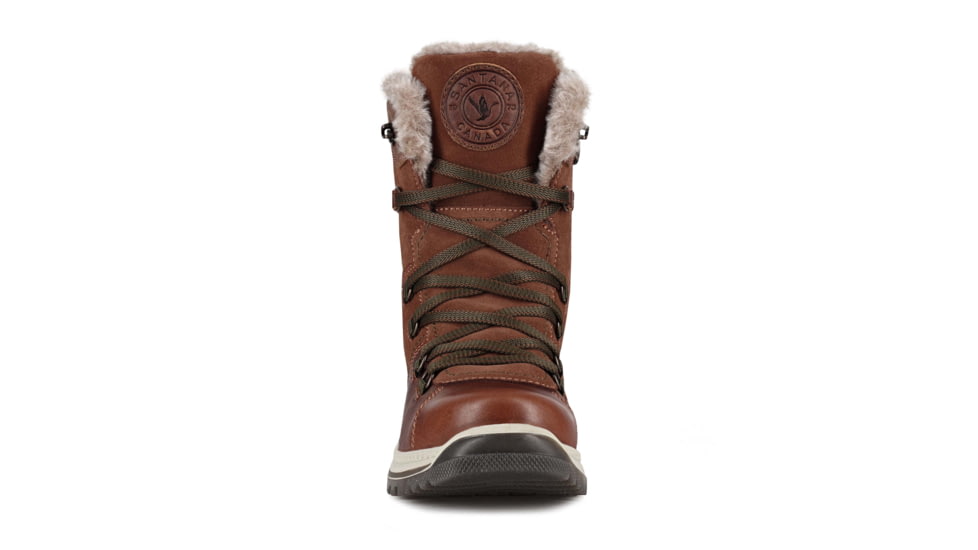Santana Canada Majestaluxe Winter Boots - Womens, Cognac/Green, 8, MAJESTALUXECOGNAC / GREEN8