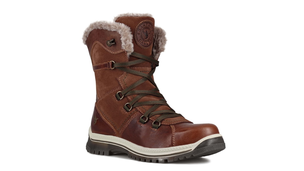 Santana Canada Majestaluxe Winter Boots - Womens, Cognac/Green, 8, MAJESTALUXECOGNAC / GREEN8