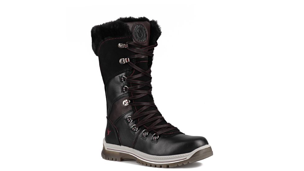 Santana Canada Marinda Lea Med Shoes - Womens, Black/Burgundy, 8, 68906806140