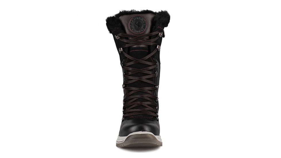 Santana Canada Marinda Lea Med Shoes - Womens, Black/Burgundy, 8, 68906806140