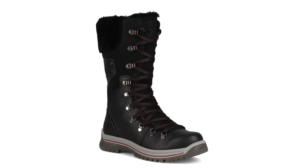 Santana Canada Marlowe High Shaft Winter Boots - Womens, Black/Burgundy, 8, MARLOWEBLACK / BURGUNDY8