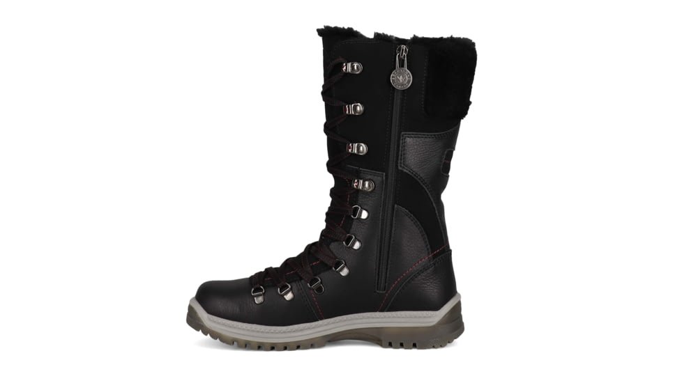 Santana Canada Marlowe High Shaft Winter Boots - Womens, Black/Burgundy, 8, MARLOWEBLACK / BURGUNDY8