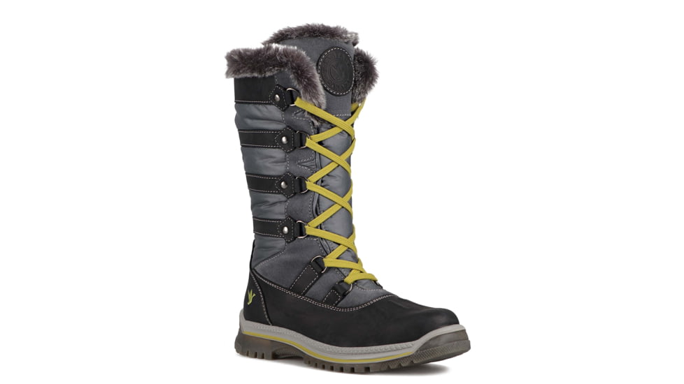Santana Canada Marlyna High Shaft Winter Boot - Womens, Black Grey, 7, MARLYNABLACK GREY7