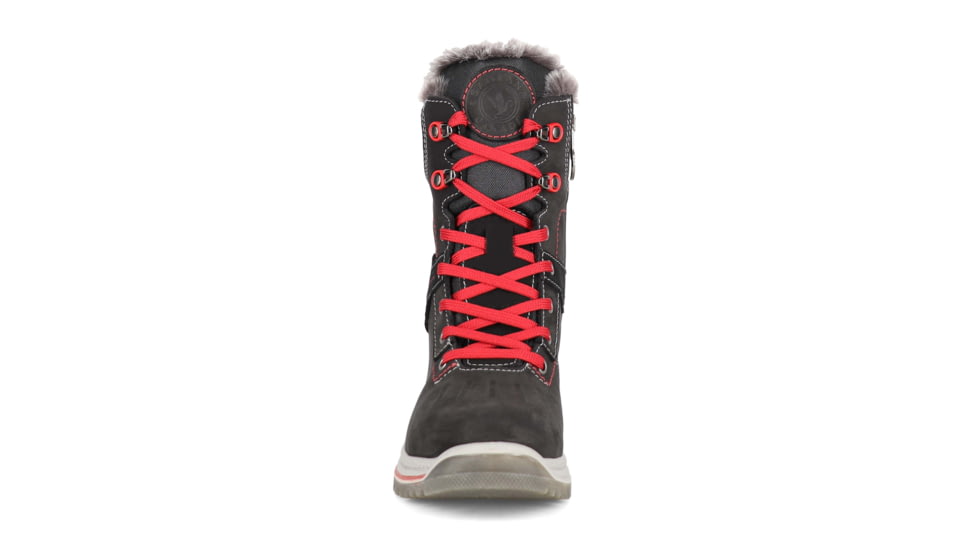 Santana Canada May Leather Winter Boot - Womens, Black/Red, 9, MAYBLACK / RED9