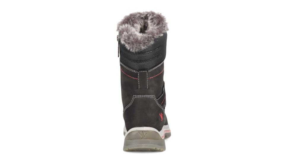 Santana Canada May Leather Winter Boot - Womens, Black/Red, 9, MAYBLACK / RED9