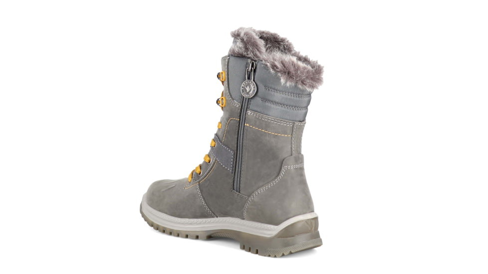 Santana Canada May Leather Winter Boot - Womens, Grey/Mustard, 6, MAYGREY / MUSTARD6