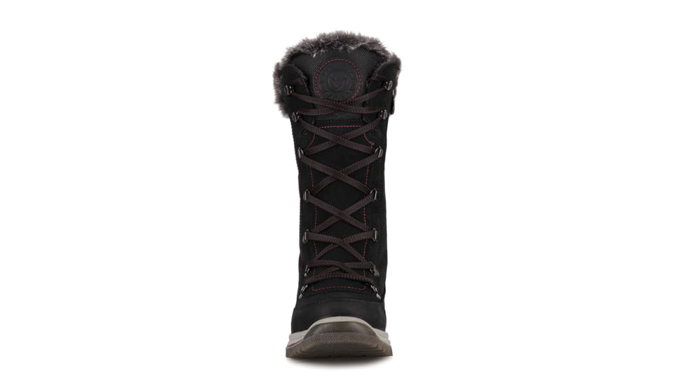 Santana Canada Micah High Shaft Winter Boot - Womens, Black/Burgundy, 11, MICAHBLACK / BURGUNDY11