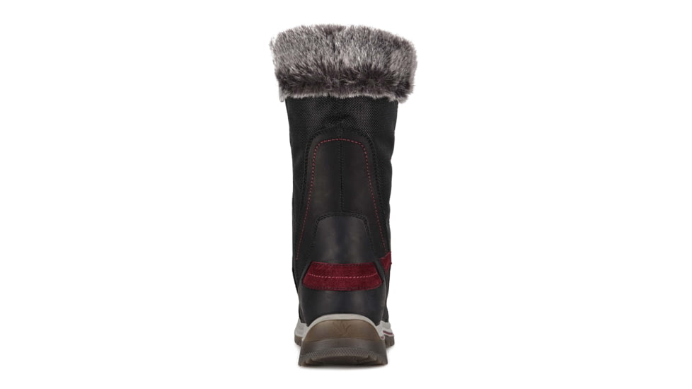 Santana Canada Micah High Shaft Winter Boot - Womens, Black/Burgundy, 11, MICAHBLACK / BURGUNDY11