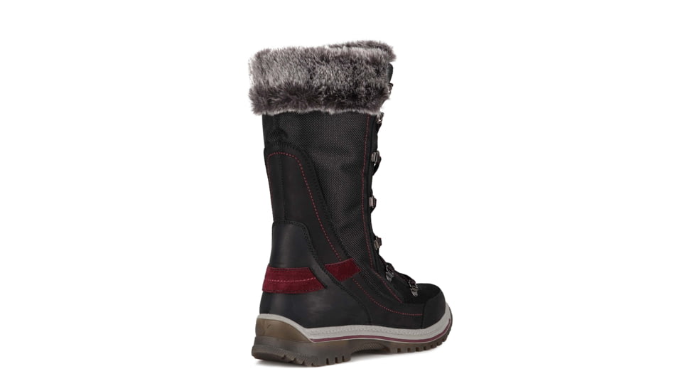Santana Canada Micah High Shaft Winter Boot - Womens, Black/Burgundy, 11, MICAHBLACK / BURGUNDY11