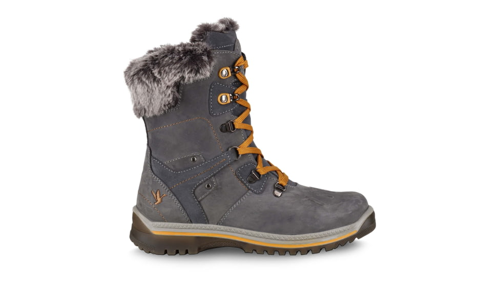 Santana Canada Milly Leather Winter Boot - Womens, Grey Mustard, 11, MILLYGREY MUSTARD11