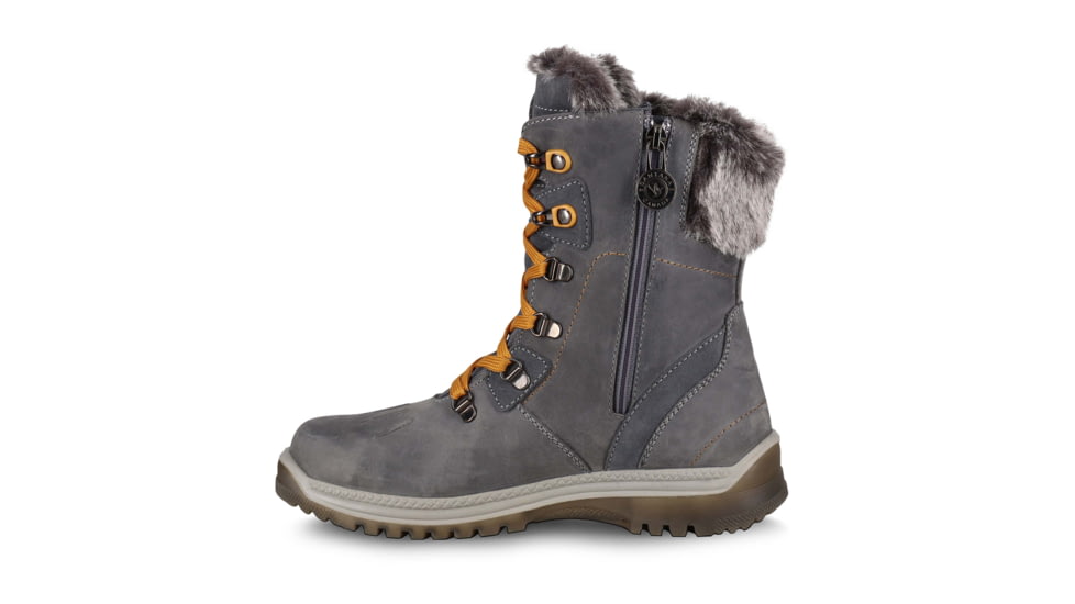 Santana Canada Milly Leather Winter Boot - Womens, Grey Mustard, 11, MILLYGREY MUSTARD11