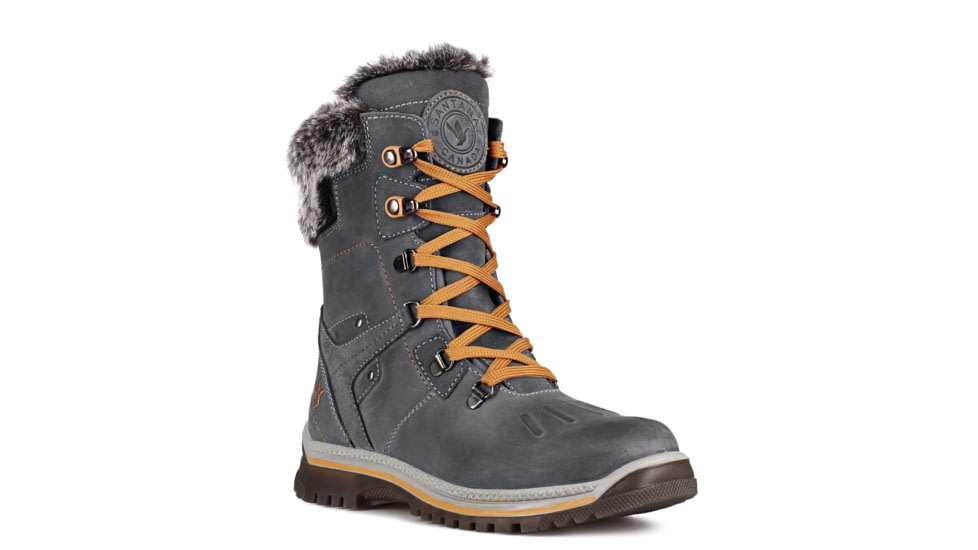 Santana Canada Milly Leather Winter Boot - Womens, Grey Mustard, 11, MILLYGREY MUSTARD11