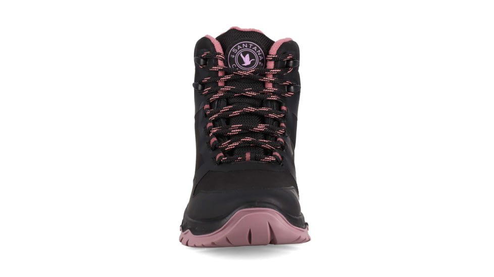 Santana Canada Tressa Waterproof Trail Runner Boots - Womens, Black/Black/Rose, 7, TRESSABLACK/BLACK/ROSE7