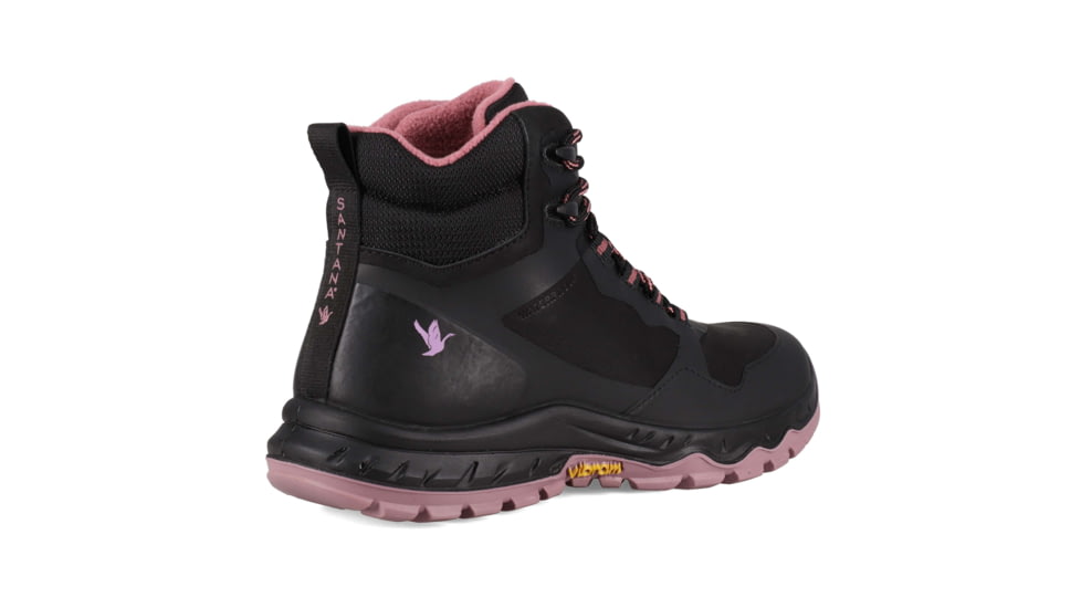 Santana Canada Tressa Waterproof Trail Runner Boots - Womens, Black/Black/Rose, 7, TRESSABLACK/BLACK/ROSE7