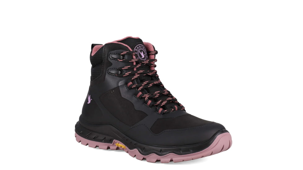 Santana Canada Tressa Waterproof Trail Runner Boots - Womens, Black/Black/Rose, 7, TRESSABLACK/BLACK/ROSE7