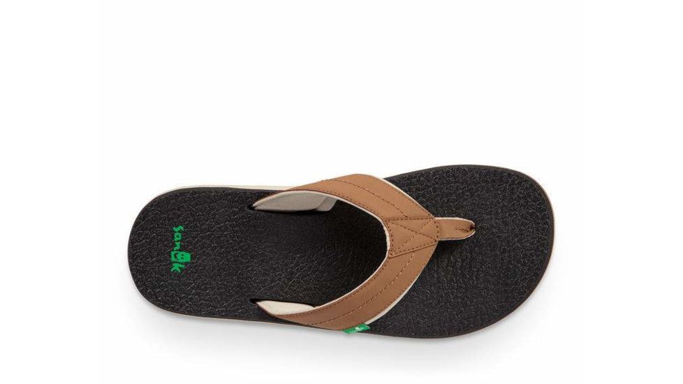 Sanuk Beer Cozy 2 Flip Flops - Mens, Tan/Tobacco, 13, SMS10868-TTC-13