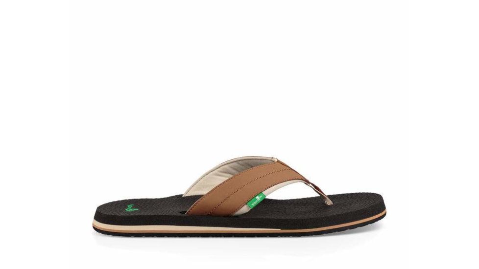 Sanuk Beer Cozy 2 Flip Flops - Mens, Tan/Tobacco, 13, SMS10868-TTC-13
