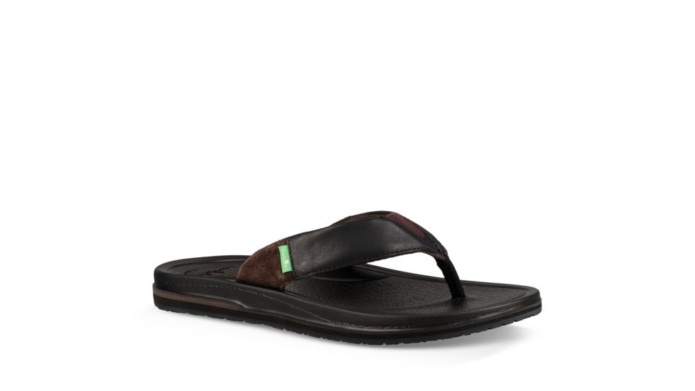 Sanuk Beer Cozy 3 Primo - Mens, Black, 12, 1105054-BLK-12