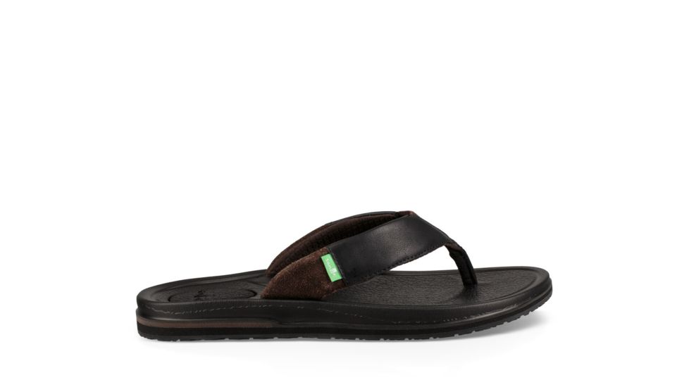 Sanuk Beer Cozy 3 Primo - Mens, Black, 12, 1105054-BLK-12
