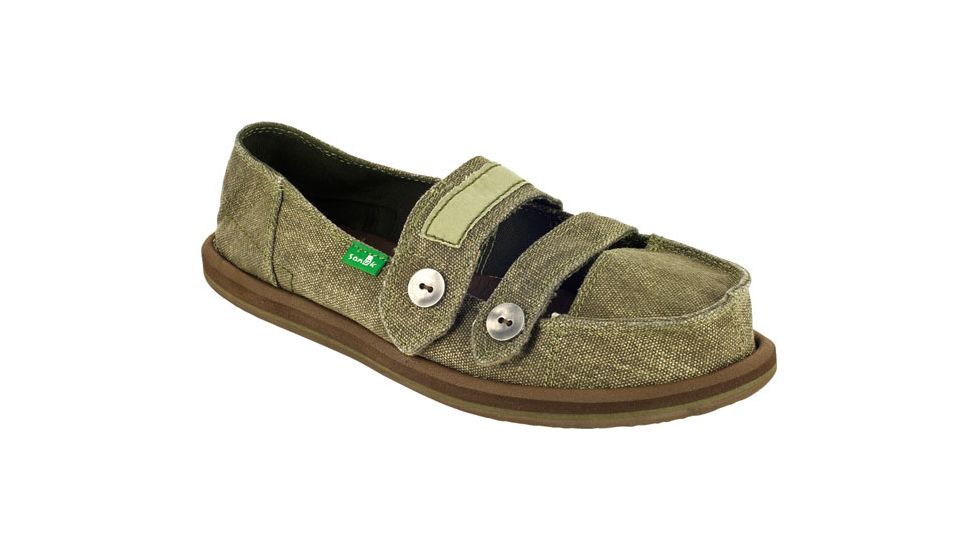 Sanuk Cadet Shoe - Women's-Green-6 US