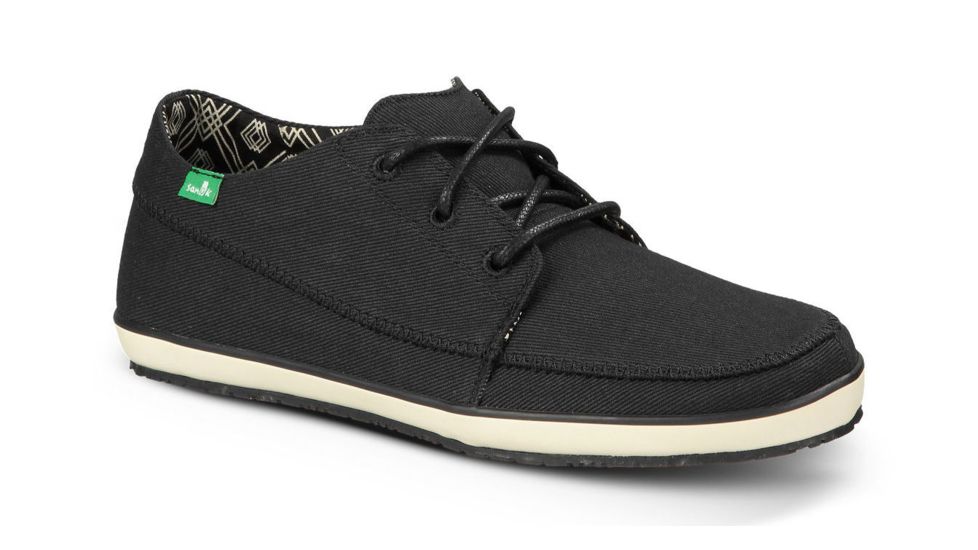 Sanuk Cassius Casual Shoe - Men's-Black-Medium-13 US