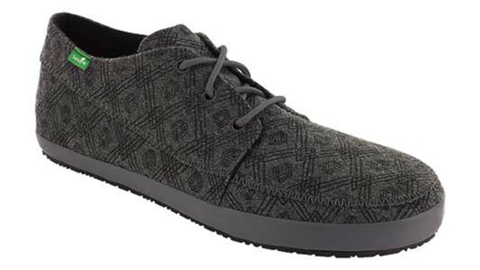 Sanuk Cassius Funk Casual Shoe - Mens-Charcoal-Medium-11 US