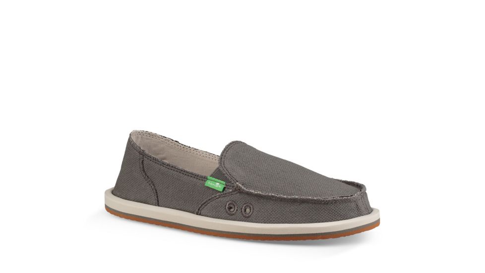 Sanuk Donna Hemp - Womens, Charcoal Grey, 08, 1094449-CLGY-08