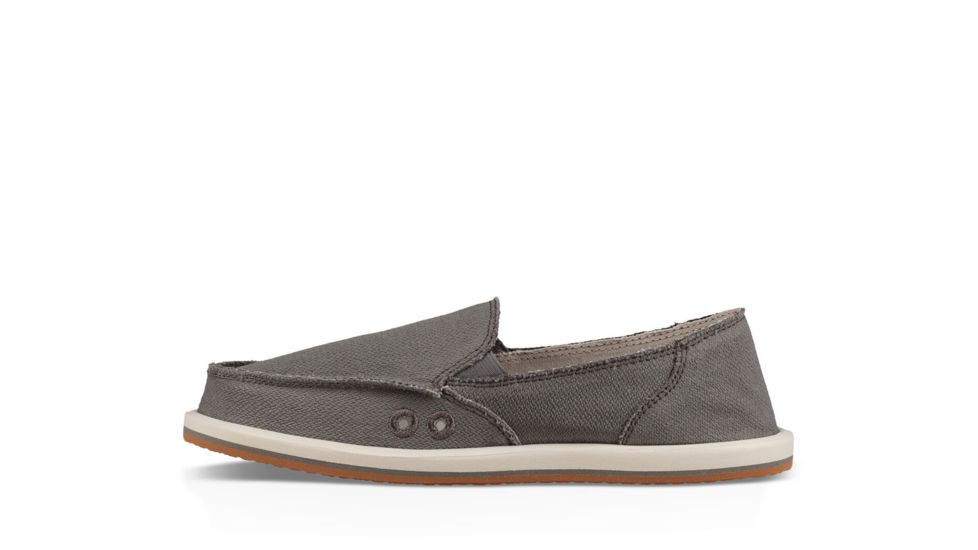 Sanuk Donna Hemp - Womens, Charcoal Grey, 08, 1094449-CLGY-08