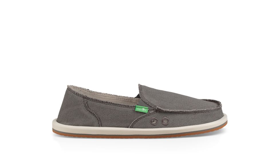 Sanuk Donna Hemp - Womens, Charcoal Grey, 08, 1094449-CLGY-08