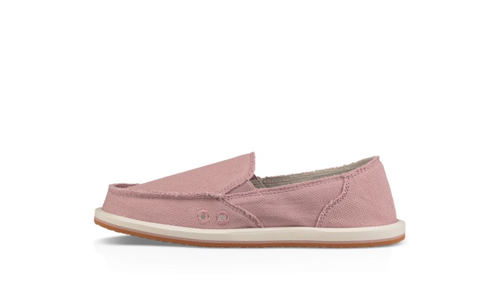 Sanuk Donna Hemp - Womens, Woodrose, 09, 1094449-WDR-09