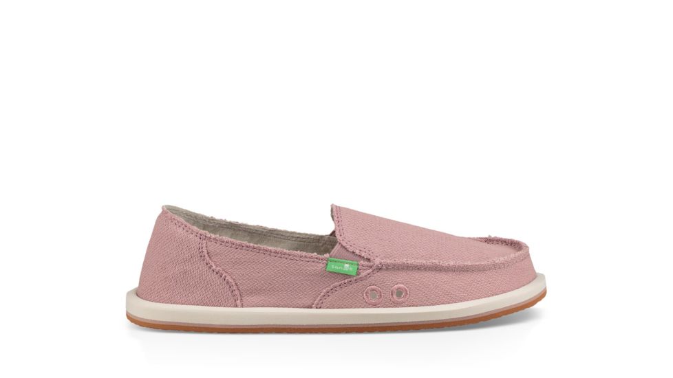 Sanuk Donna Hemp - Womens, Woodrose, 09, 1094449-WDR-09