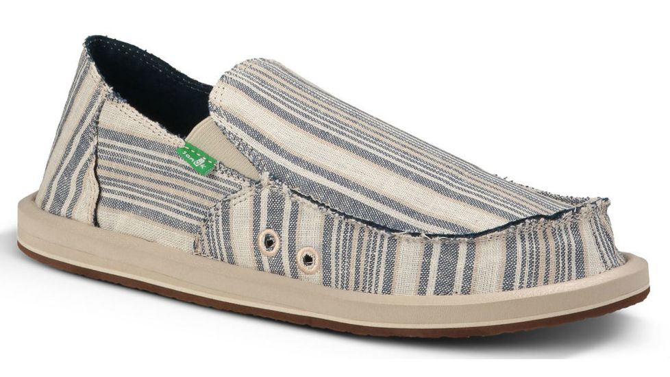 Sanuk Donny Casual Shoe - Mens-Denim Natural Blanket-Medium-9 US