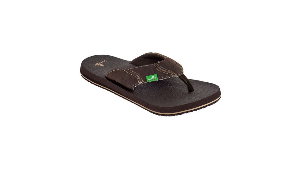 Sanuk Fault Line Sandal - Men's-Brown-8 US