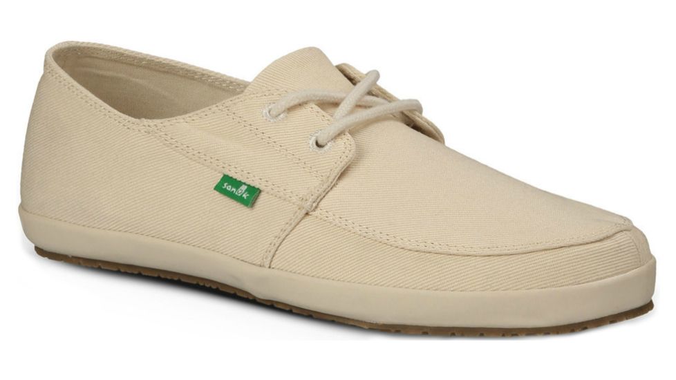 Sanuk Knock Out Casual Shoe - Mens-Natural-Medium-10 US