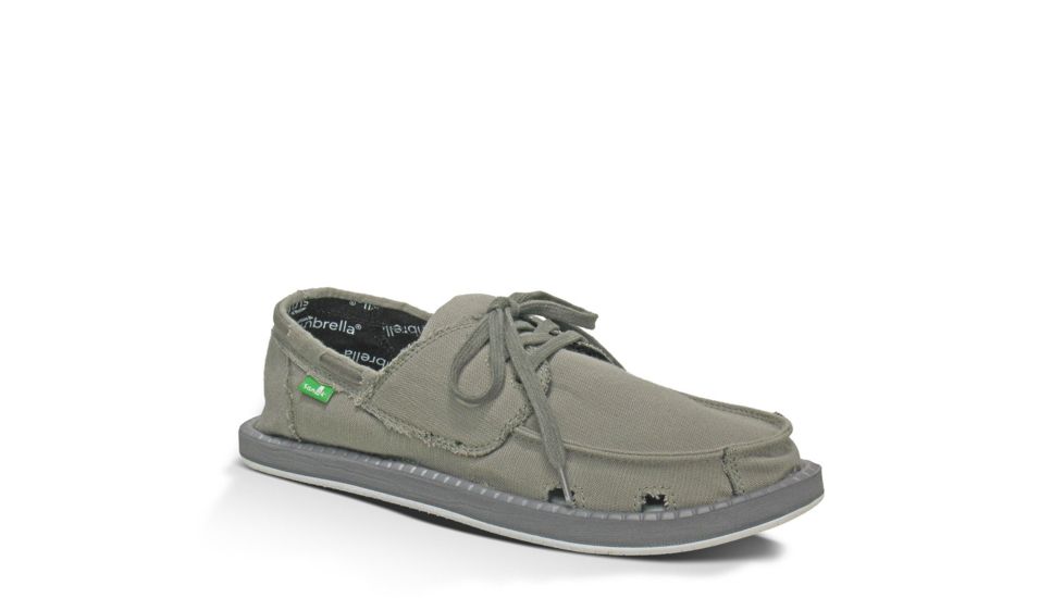 Sanuk Overboard Sunbrella Camp Shoe - Men's-Brown-7 US