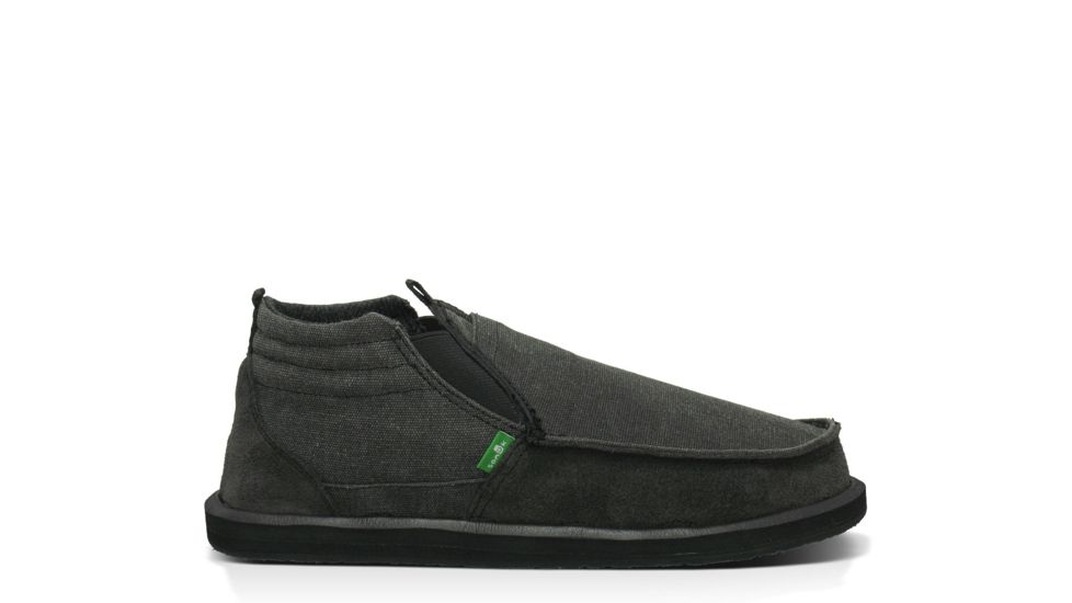 Sanuk Pick Pocket Mid Camp Shoe - Men's-Charcoal-7 US