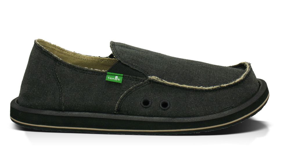 Sanuk Vagabond - Men's, Charcoal, 10, SMF1001-CHR-10