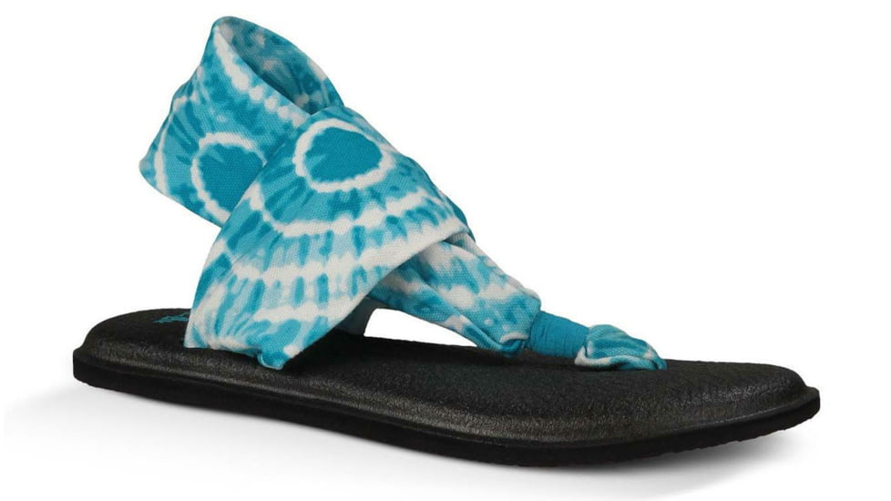 Sanuk Yoga Sling 2 Print Sandal - Women's-Ocean Tie Die-Medium-10 US