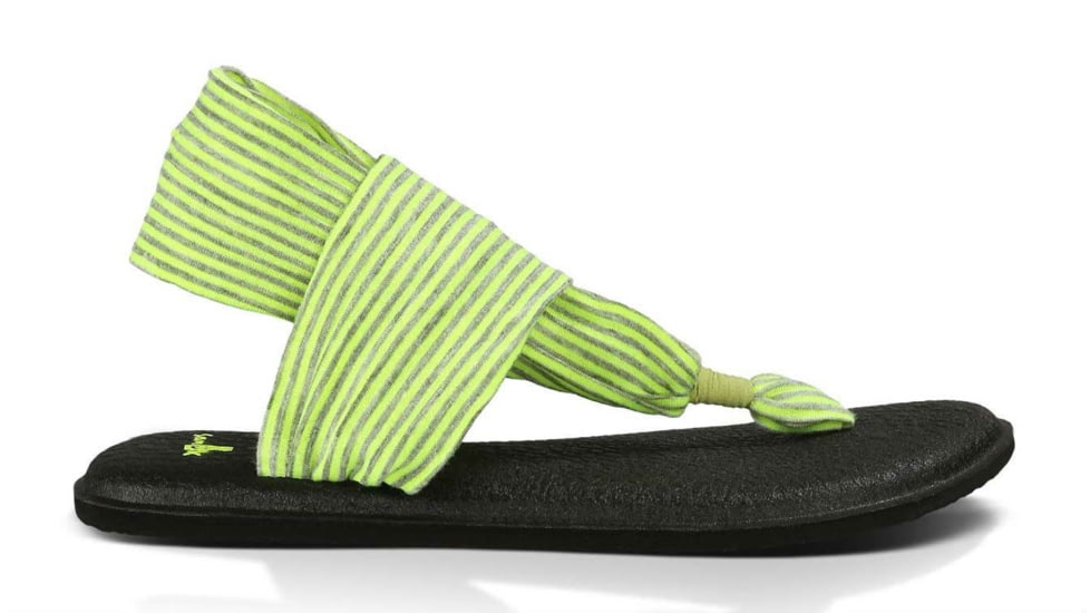 Sanuk Yoga Sling 2 Sandal - Women's-Neon Yellow-Medium-7 US