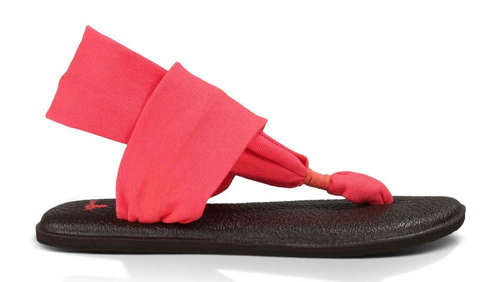 Sanuk Yoga Sling 2 Sandal - Womens-Coral-Medium-9 US