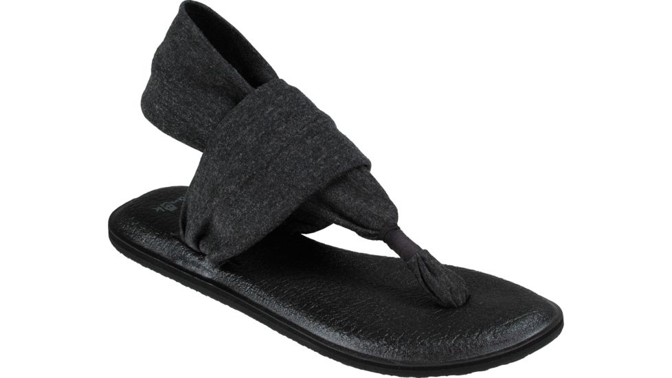 Sanuk Yoga Sling 2 Sandals Womens, Charcoal, 9 US 1017729-CHRC-09
