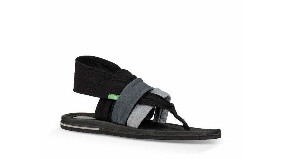 Sanuk Yoga Sling 3 Sandals - Womens, Gradient Grey/Black, 7, 1099405-GGBL-07