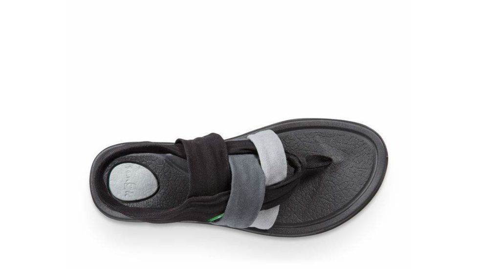 Sanuk Yoga Sling 3 Sandals - Womens, Gradient Grey/Black, 7, 1099405-GGBL-07