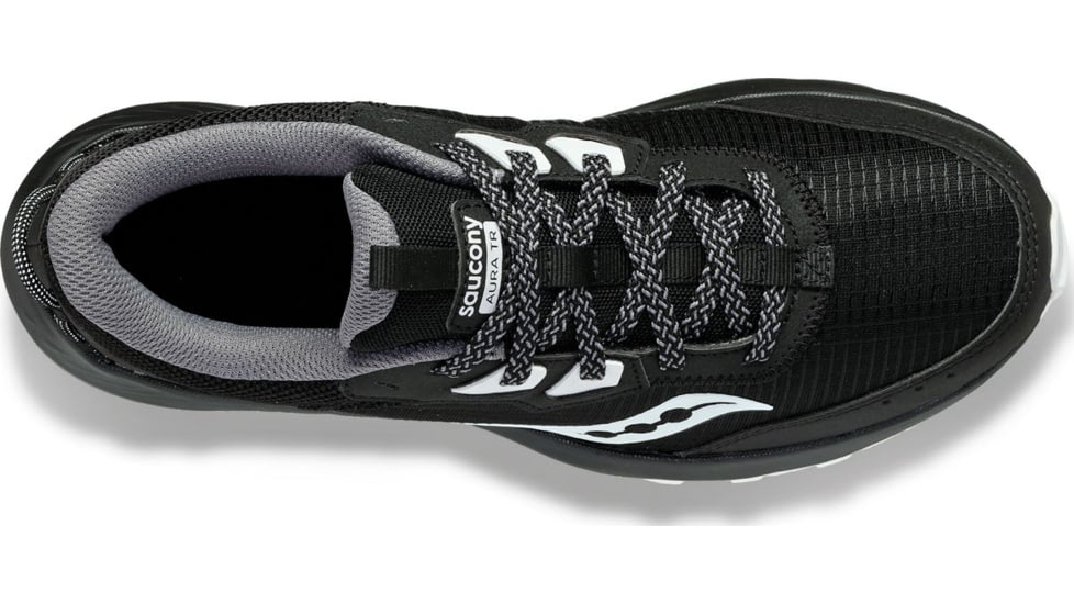Saucony Aura TR Trail Shoes - Womens, Black/Fog, 6.5, Wide, S10862-05-001-M-6.5
