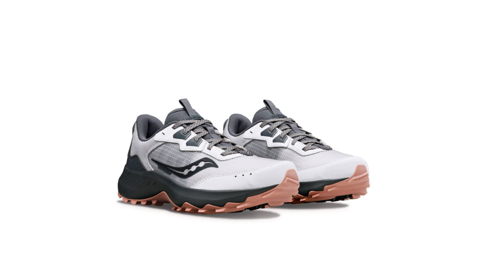 Saucony Aura TR Trail Shoes - Womens, Fog/Lotus, 6.5, Medium, S10862-130-020-M-6.5