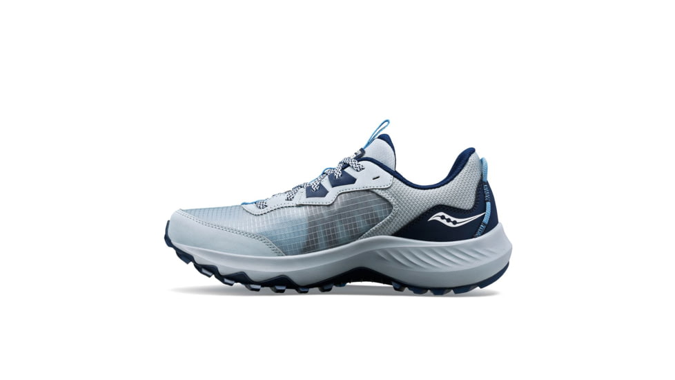 Saucony Aura TR Trail Shoes - Womens, Granite/Navy, 6.5, Medium, S10862-115-050-M-6.5