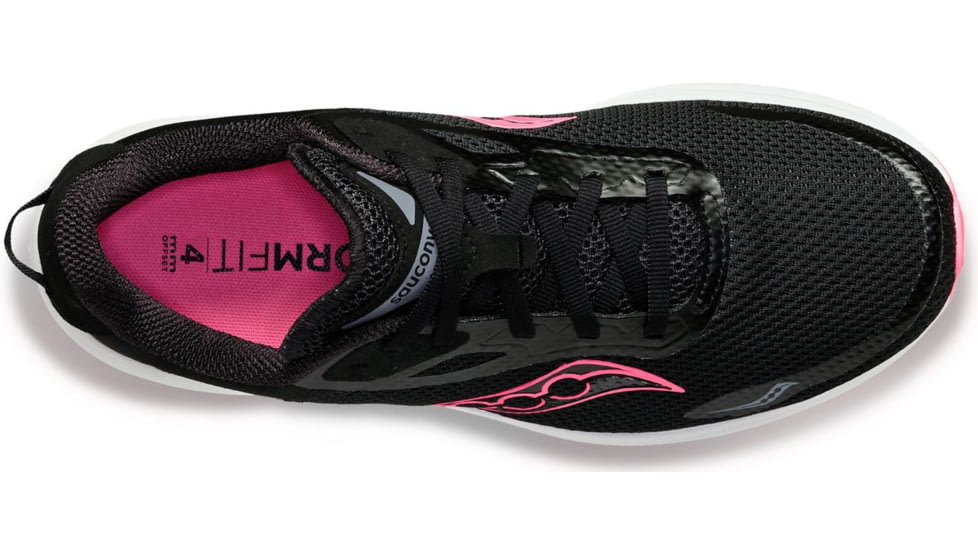 Saucony Axon 3 Shoes - Womens, Black/Vizi Pink, 9, Medium, S10826-05-001-M-9