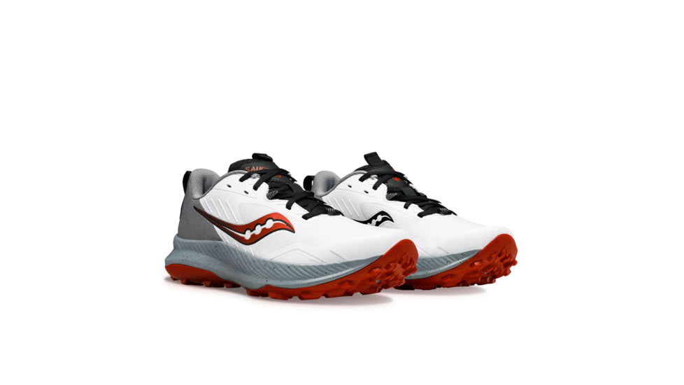 Saucony Blaze TR Trail Shoes - Mens, Fog/Paprika, 8, Medium, S20845-106-020-M-8