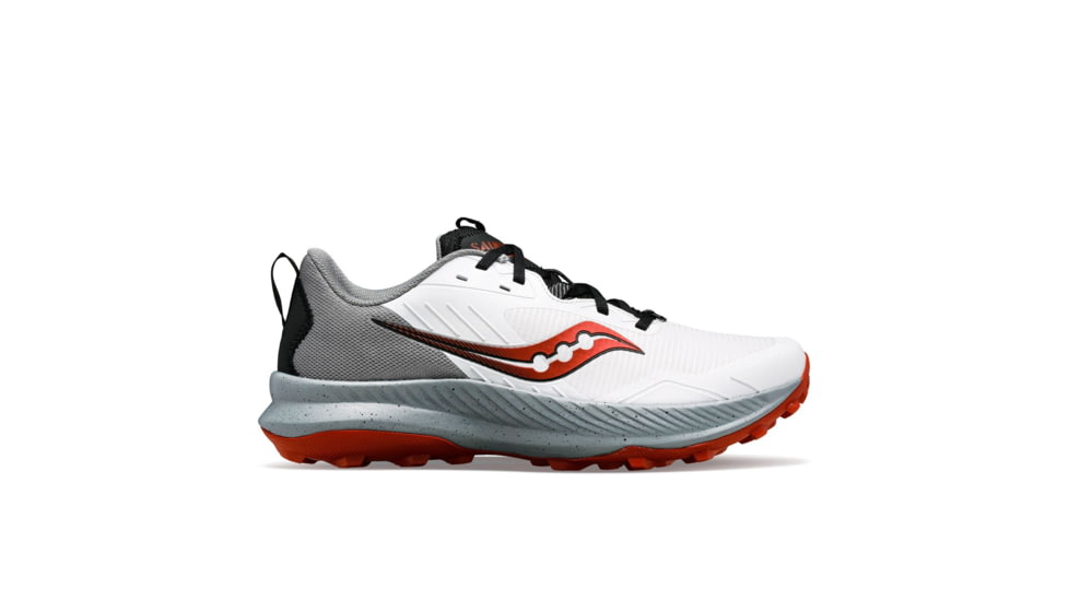 Saucony Blaze TR Trail Shoes - Mens, Fog/Paprika, 8, Medium, S20845-106-020-M-8