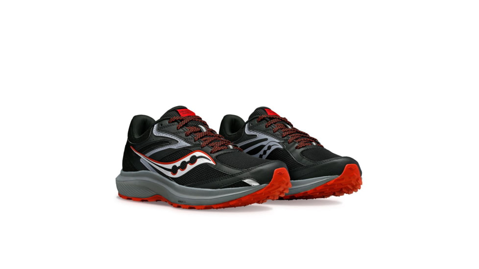 Saucony Cohesion TR17 Trail Shoes - Mens, Black/Lava, 13, Wide, S20946-100-001-W-13